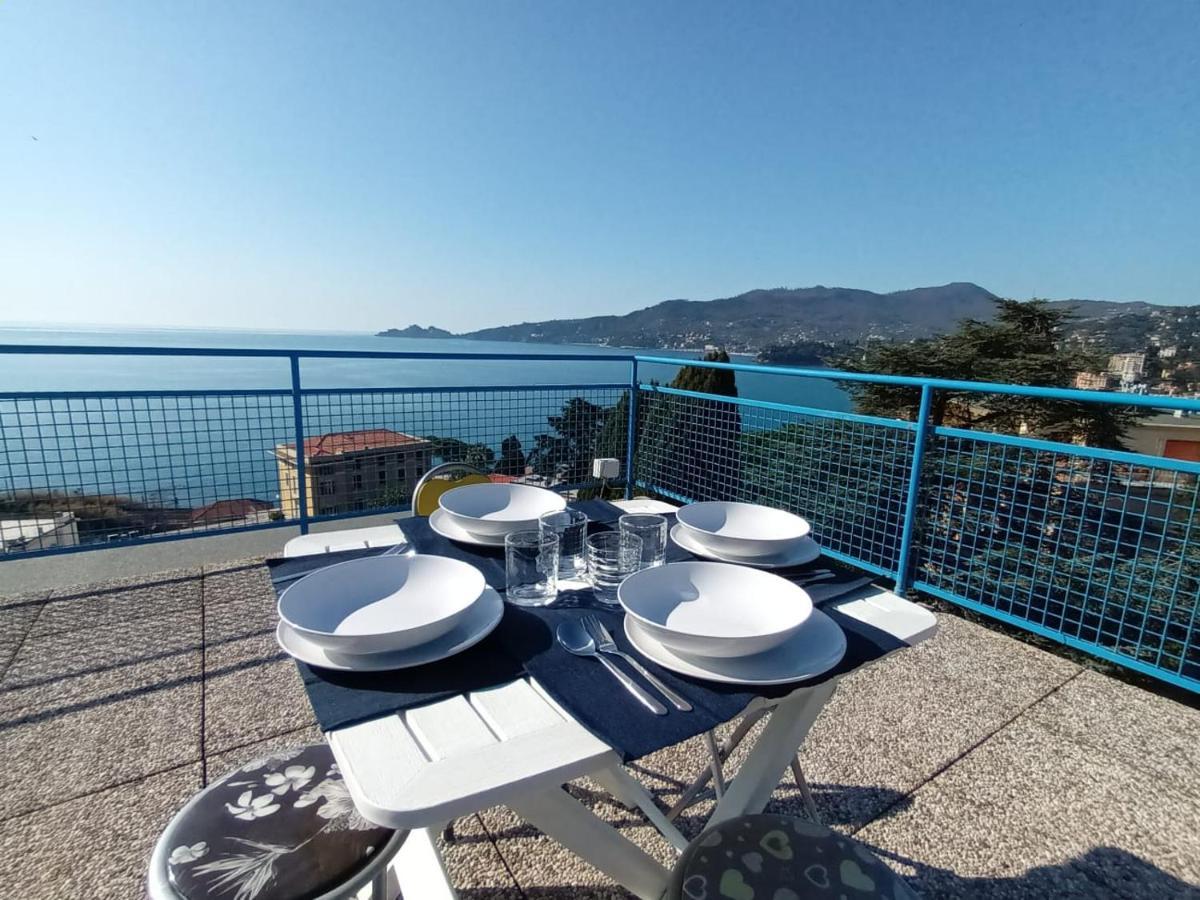 Appartamento Con Stupenda Vista Mare Zona Bristol Rapallo Kültér fotó